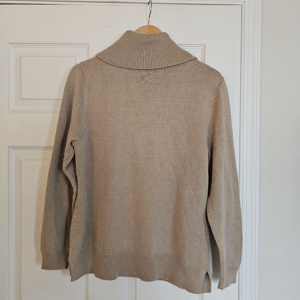 Vintage Norm Thompson Fox Sweater Size Medium - Picture 2 of 6